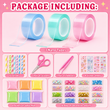 DIY Bubble Squishies Making Kit 41 Pieces for Kids