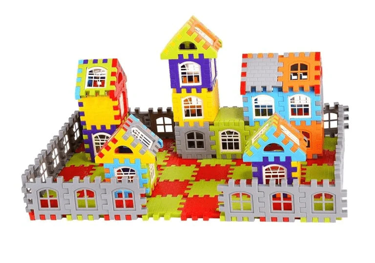 Colorful building blocks set for kids, view 2