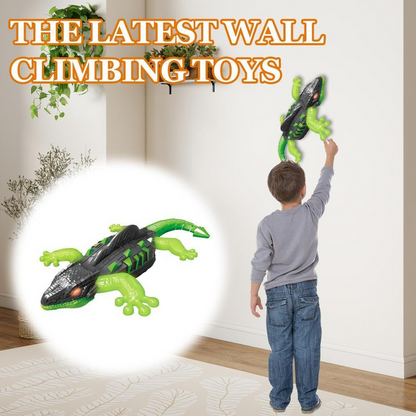 Remote control wall climbing lizard toy, view 3