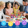 Magnetic building tiles 42 pieces STEM toy, view 4