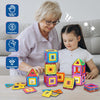 Magnetic building tiles 42 pieces STEM toy, view 5